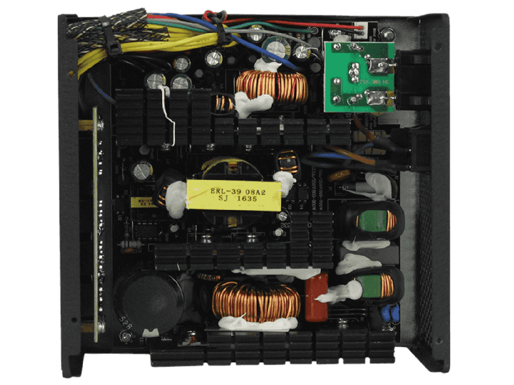 Power Supply ATX 800W GAMEMAX GM-800, 80+ Bronze, 140mm fan, - миниатюра 4