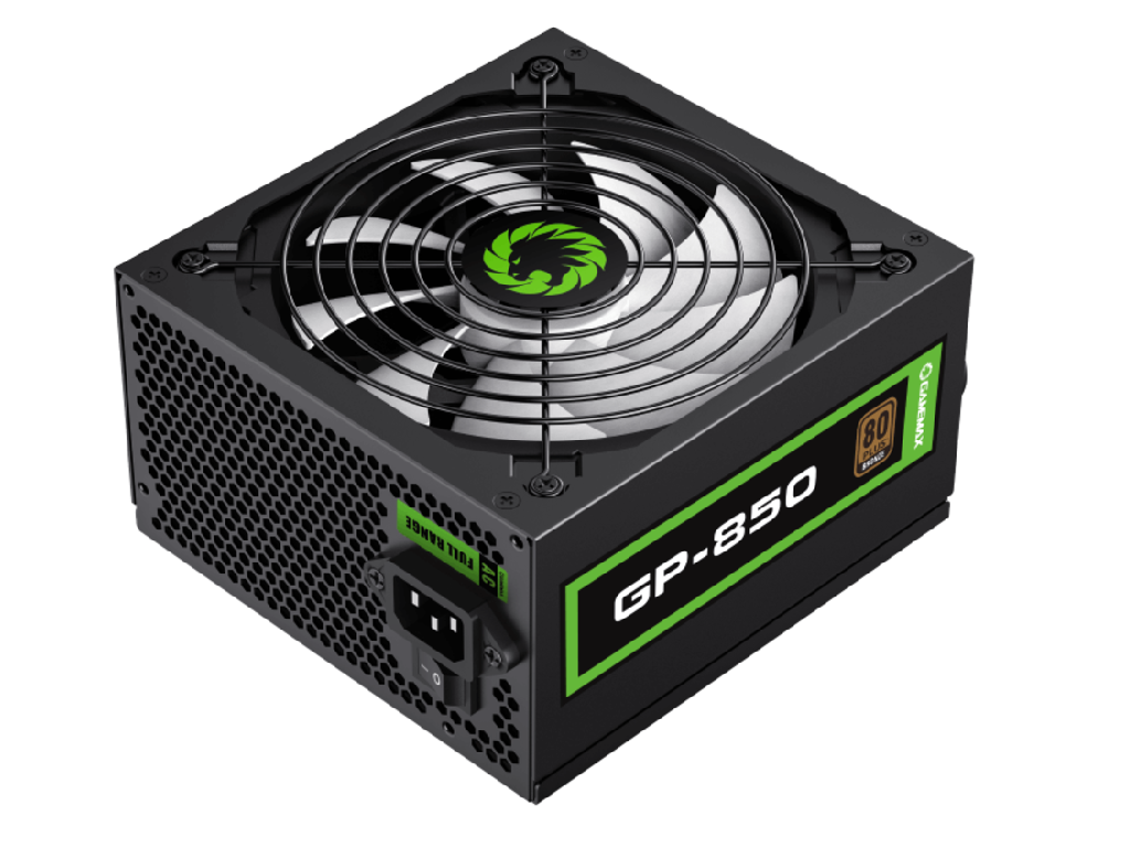 Power Supply Atx 850W Gamemax GP850 80 Bronze Active Pfc 140MM Ultra Silent Fan Dimensions 158MM X 85MM X 150MM W X H X D Input Voltage 100240 Vac Input Current 158A Input Frequency R - миниатюра 3