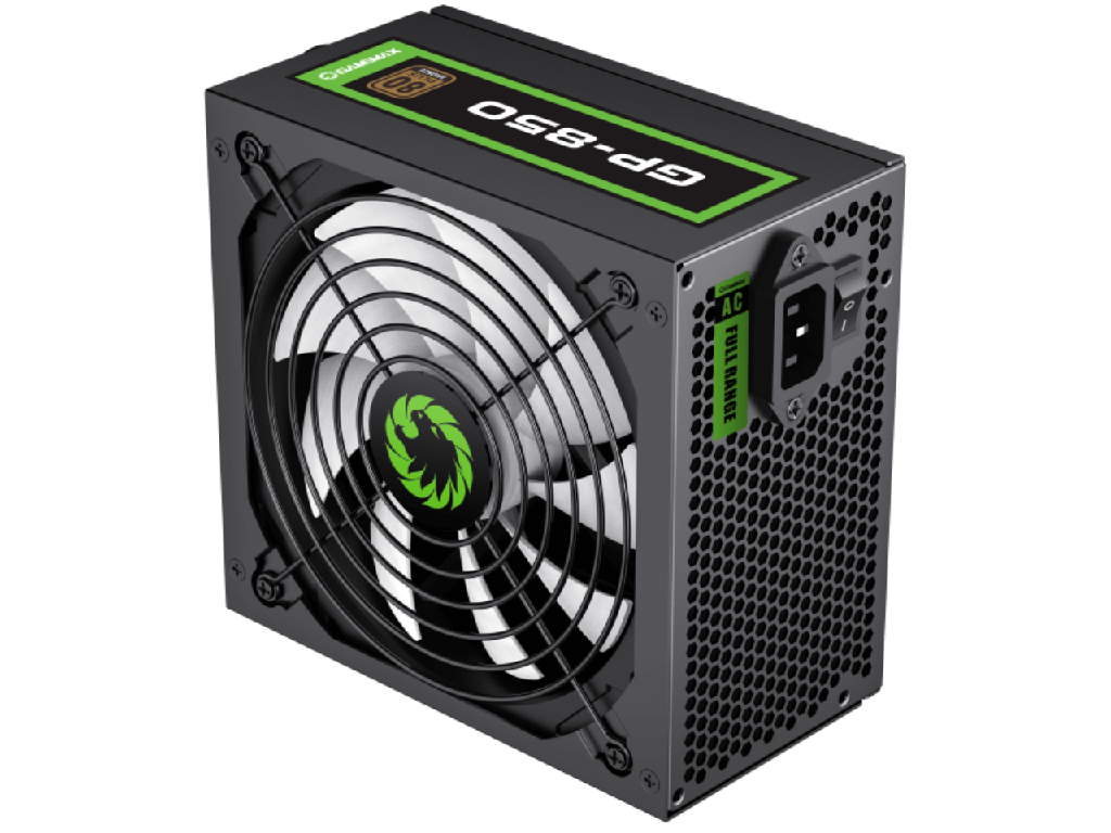 Power Supply Atx 850W Gamemax GP850 80 Bronze Active Pfc 140MM Ultra Silent Fan Dimensions 158MM X 85MM X 150MM W X H X D Input Voltage 100240 Vac Input Current 158A Input Frequency R - миниатюра 4