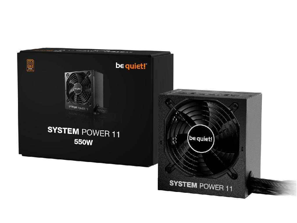 Power Supply ATX 550W be quiet! SYSTEM POWER 11, 80+ Br Bronze 120MM Active Pfc Dcdc Temperature Control Fan Flat Cables Black Versiunea Atx Atx 12V 31 Putere 550 W Corectia Factorului De Putere - миниатюра 3