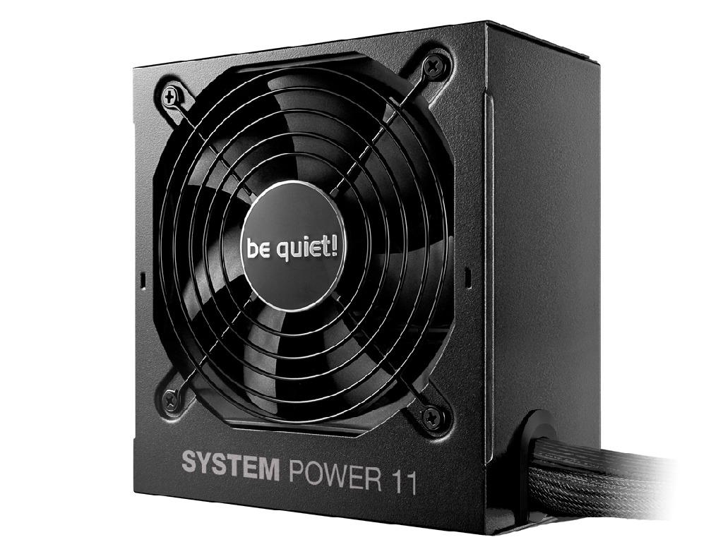 Power Supply ATX 550W be quiet! SYSTEM POWER 11, 80+ Br Bronze 120MM Active Pfc Dcdc Temperature Control Fan Flat Cables Black Versiunea Atx Atx 12V 31 Putere 550 W Corectia Factorului De Putere