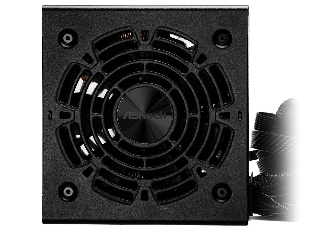 ASRock Challenger "CL-650B", 650W, PCIe5.1 Ready, 80 PLUS® BRONZE, 120mm Golf-blade Fan, Built-in 5V BOOST function, +12V (54.2A), 20+4 Pin, 1xCPU(4+4Pin), 4x SATA, 2xPCI-E(6+2pin), 2x Peripheral, OCP/SCP/OVP/UVP/OTP/OPP, Black - миниатюра 2