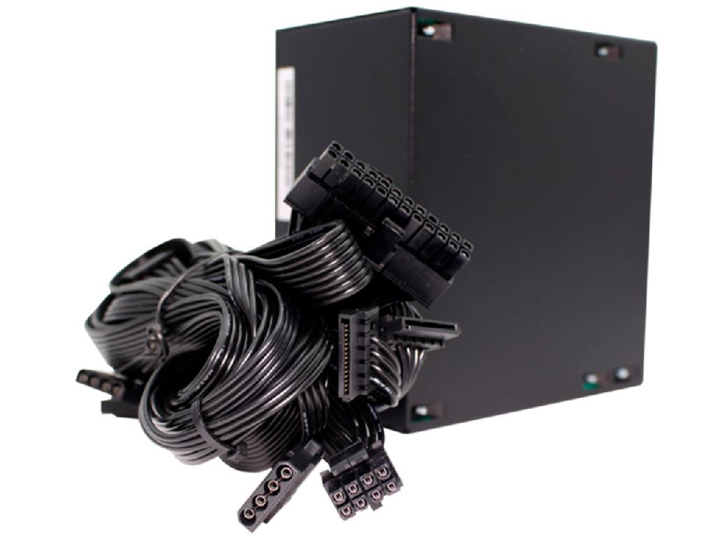 PSU XILENCE XP750R6.2 (XN430), 750W, "Performance C+ Series", ATX 2.52, ErP2014 norm, 80+ Efficiency, Active PFC, 120mm fan,+12V (29A+29A), 1x 20+4 Pin (MB), 1x P8 (CPU) + P4+4 (CPU), 5x SATA, 2x PCI-E 6+2pin (GPU), 3x PATA, OVP, UVP, SCP, OLP, Black ribbon cables, Full Black - миниатюра 2