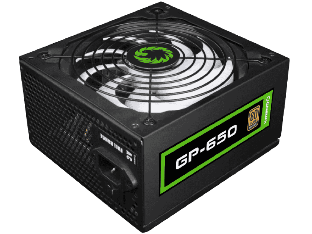 Power Supply ATX 650W GAMEMAX GP-650, 14cm Fan, 80+Bronze, Retail, APFC, 1x24PIN, 12V8pin(4+4), 5xSATA, 2xPCI-6PIN, 3x4PIN