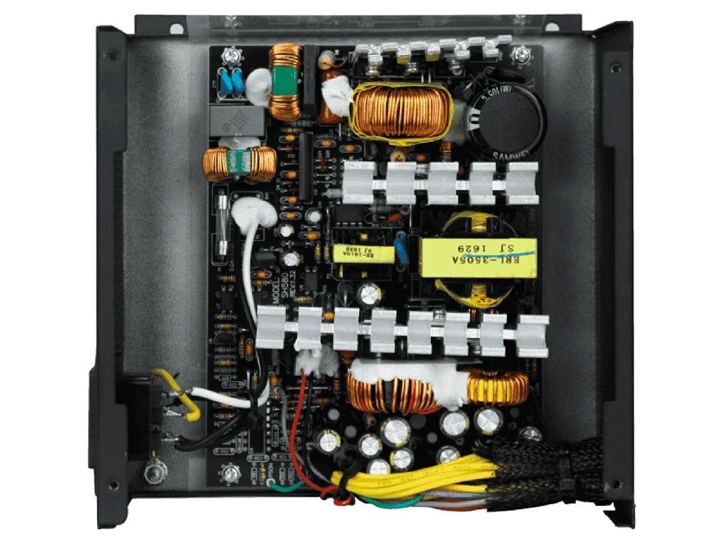 Power Supply ATX 650W GAMEMAX GP-650, 14cm Fan, 80+Bronze, Retail, APFC, 1x24PIN, 12V8pin(4+4), 5xSATA, 2xPCI-6PIN, 3x4PIN - миниатюра 4