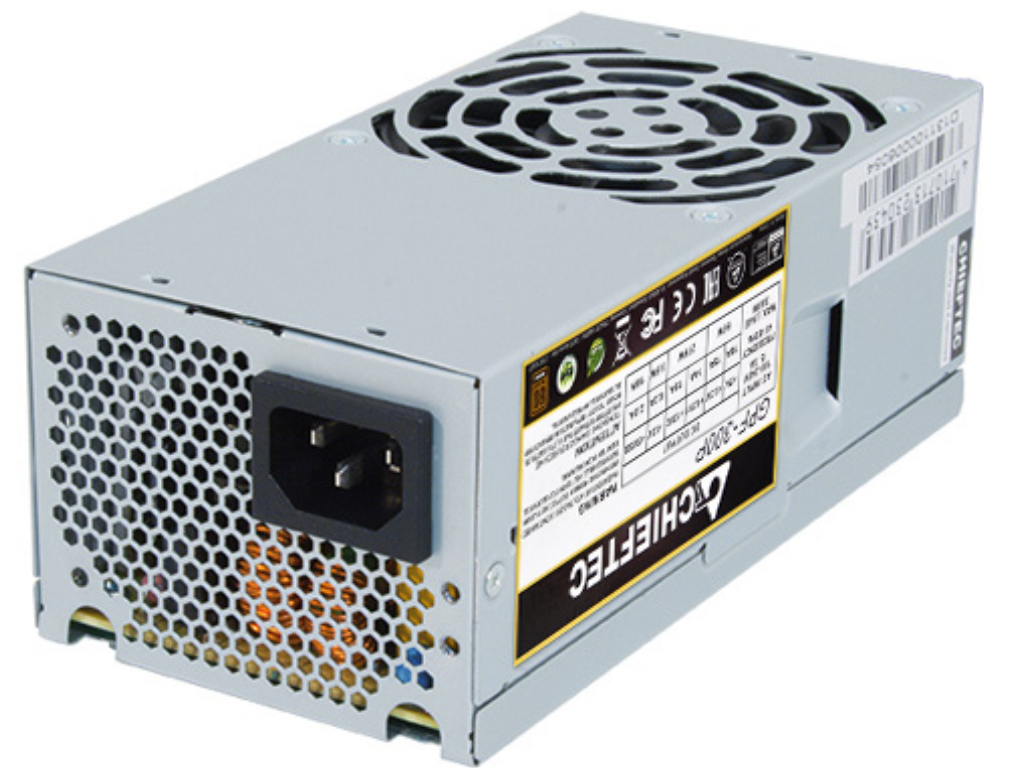 Power Supply TFX 400W Chieftec GPF-400P, 85+, 80mm, Active PFC, Silver, Bulk - миниатюра 2