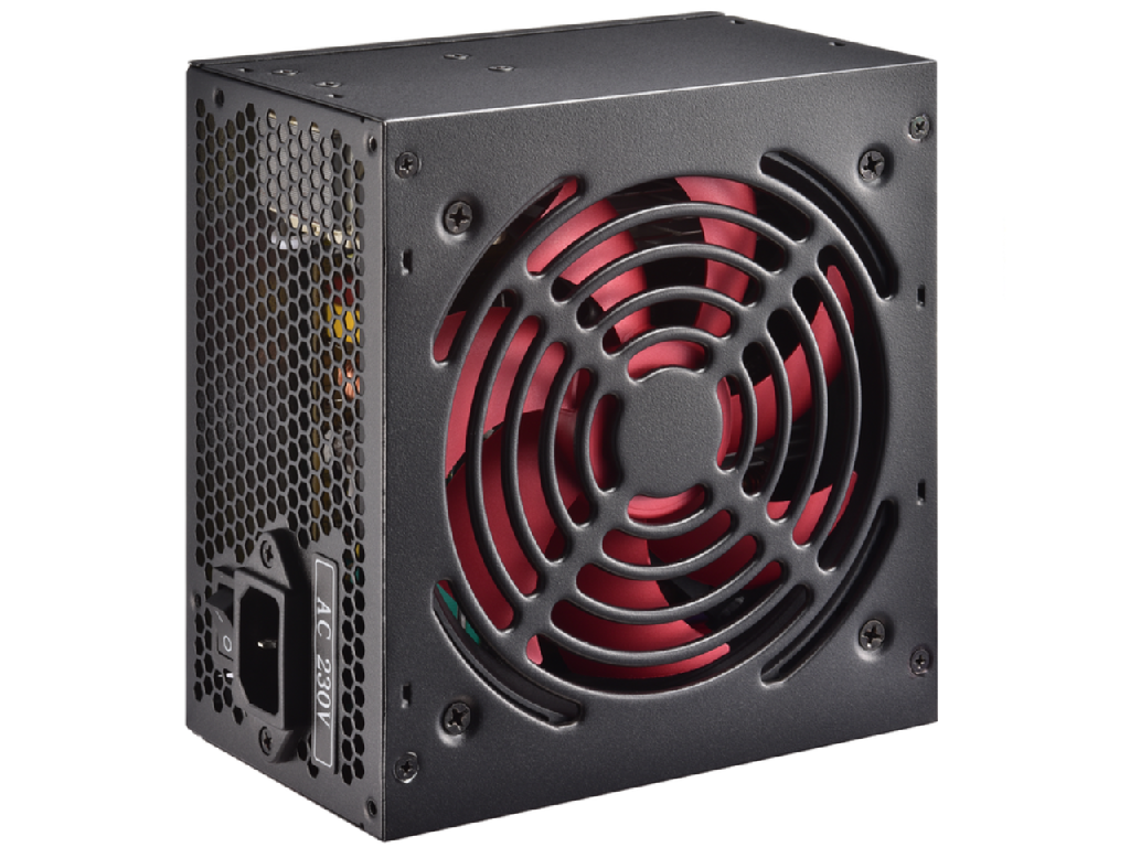 PSU XILENCE XP500R7 (XN052), 500W, "RedWing R7" Series, ATX 2.31, Passive PFC, 120mm Red Fan,+12V (32A), 1x 20+4 Pin (MB), 1x P4+4 (CPU), 4x SATA (HDD/SSD), 1xPCI-E 6+2 Pin (GPU), 2x PATA, OVP, UVP, SCP, OLP, Black