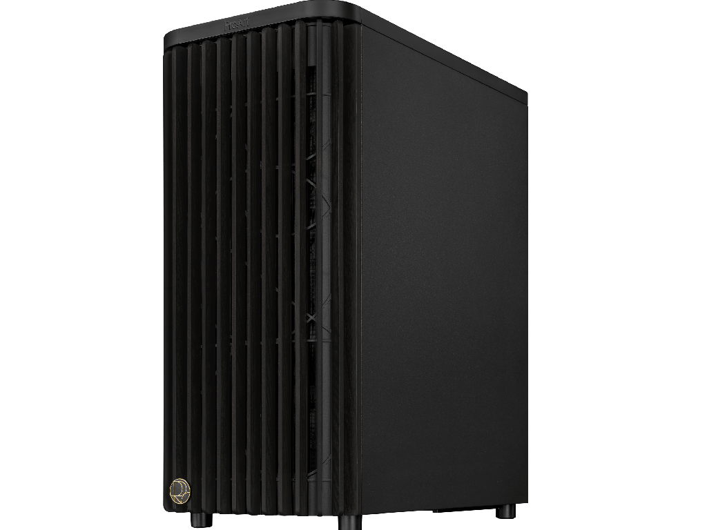 Case ATX ASUS ProArt PA401 Wood Edition - Tempered Glas Glass Panel Black No Psu Tempered Glass Side 2X160 Mm Fans Front 1X120 Mm Fan Rear 2XUSB 32 GEN1 USB 32 GEN2 Type C Audioout Mic Carcasako - миниатюра 3