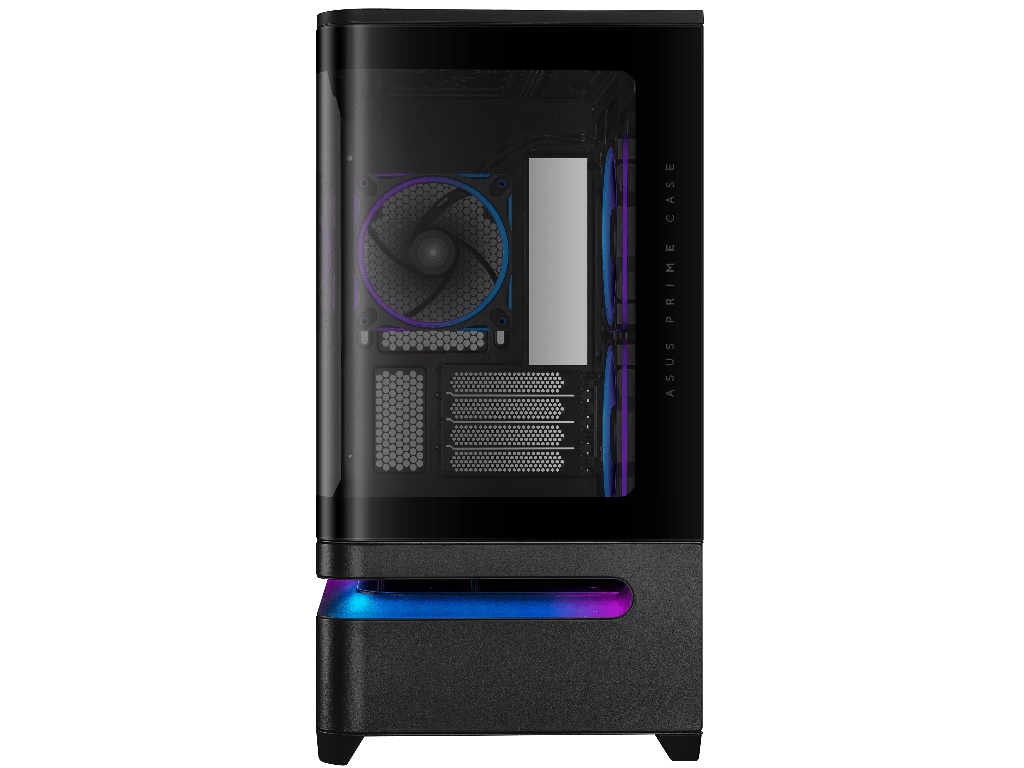 Case mATX Asus PRIME AP202 TG ARGB BLACK, 3x120mm ARGB, Front Mesh, Tempered Glass, Headset hook, 2xUSBx3.2, 1xUSB 3.2, 2xTypeC, 2x2.5", 2x3.5", Black Factor de forma a placii de baza Mini-ITX, Micro-ATX Tip Carcasa PC Midi-Tower Total Ventilatoare preinstalate 3 Carcasa cu Iluminare Canal pentru cablaj 30mm Material carcasa Otel, Sticla Calita USB 3.x Type-A 2x USB 3.2 USB Type-C 1x USB 3.2 Gen 2x2 - миниатюра 4