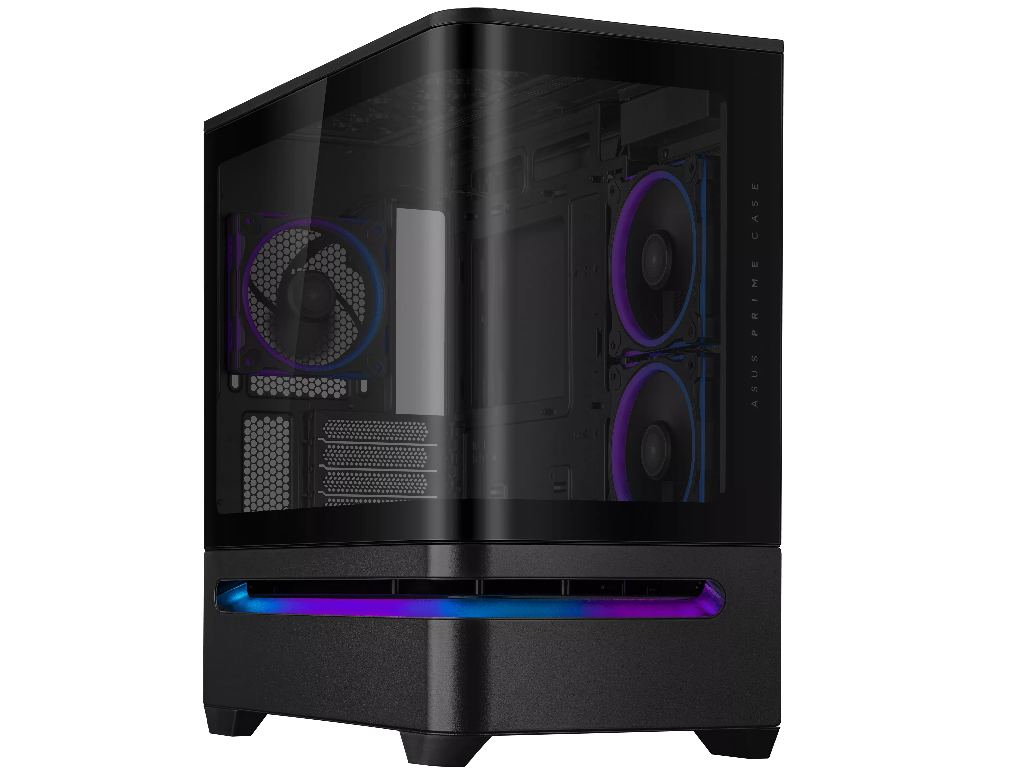 Case mATX Asus PRIME AP202 TG ARGB BLACK, 3x120mm ARGB, Front Mesh, Tempered Glass, Headset hook, 2xUSBx3.2, 1xUSB 3.2, 2xTypeC, 2x2.5", 2x3.5", Black Factor de forma a placii de baza Mini-ITX, Micro-ATX Tip Carcasa PC Midi-Tower Total Ventilatoare preinstalate 3 Carcasa cu Iluminare Canal pentru cablaj 30mm Material carcasa Otel, Sticla Calita USB 3.x Type-A 2x USB 3.2 USB Type-C 1x USB 3.2 Gen 2x2