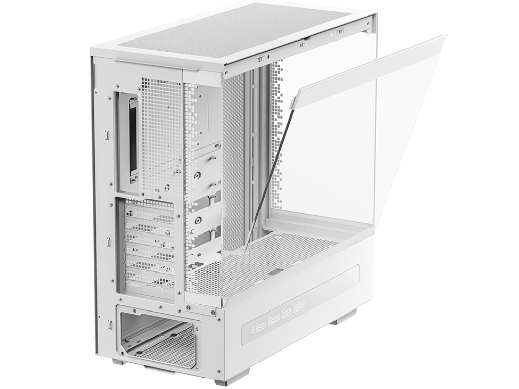 DEEPCOOL ”CH690 DIGITAL WH” ATX Case, with Tempered Sem Semiglass Panels Rear Connector Without Psu Digital Display Integrated Light Srip Slot 420MM Radiator Support 365MM Cable Management 2X25 - миниатюра 6