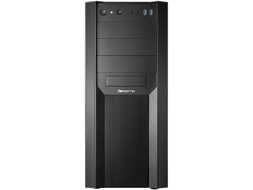 Case ATX Chieftec CW-01B-OP, w/o PSU, 7mm, Front Mesh, 2xUSB3.0, 7x3 - миниатюра 3