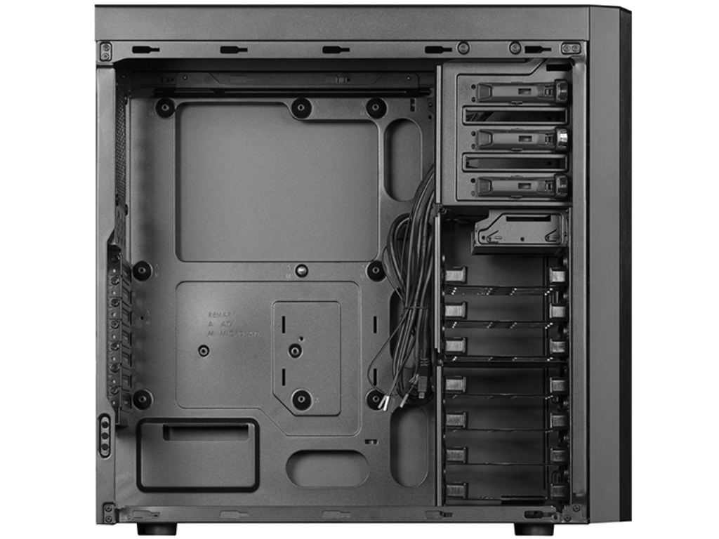 Case ATX Chieftec CW-01B-OP, w/o PSU, 7mm, Front Mesh, 2xUSB3.0, 7x3 - миниатюра 6