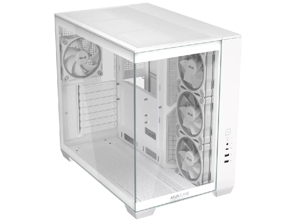 Case ATX ASUS A32 PLUS TG ARGB White no PSU, Tempered G Glass Front Side 3X120 Mm Argb Fans Side 1X120 Mm Argb Fan Rear 2XUSB 30 USB 32 GEN2 Type C Audioout Mic Carcasakorpus - миниатюра 2