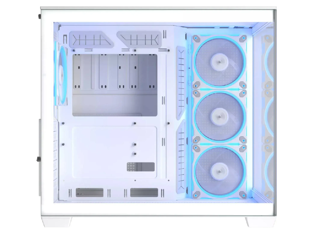 Case ATX ASUS A32 PLUS TG ARGB White no PSU, Tempered G Glass Front Side 3X120 Mm Argb Fans Side 1X120 Mm Argb Fan Rear 2XUSB 30 USB 32 GEN2 Type C Audioout Mic Carcasakorpus - миниатюра 4