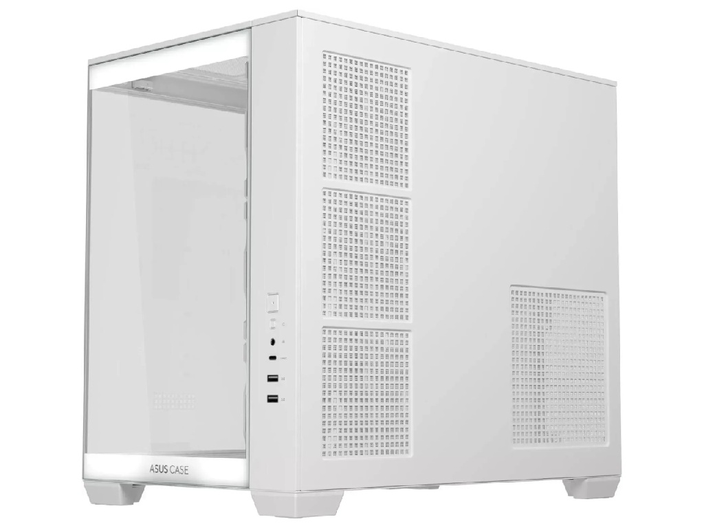 Case ATX ASUS A32 PLUS TG ARGB White no PSU, Tempered G Glass Front Side 3X120 Mm Argb Fans Side 1X120 Mm Argb Fan Rear 2XUSB 30 USB 32 GEN2 Type C Audioout Mic Carcasakorpus - миниатюра 3