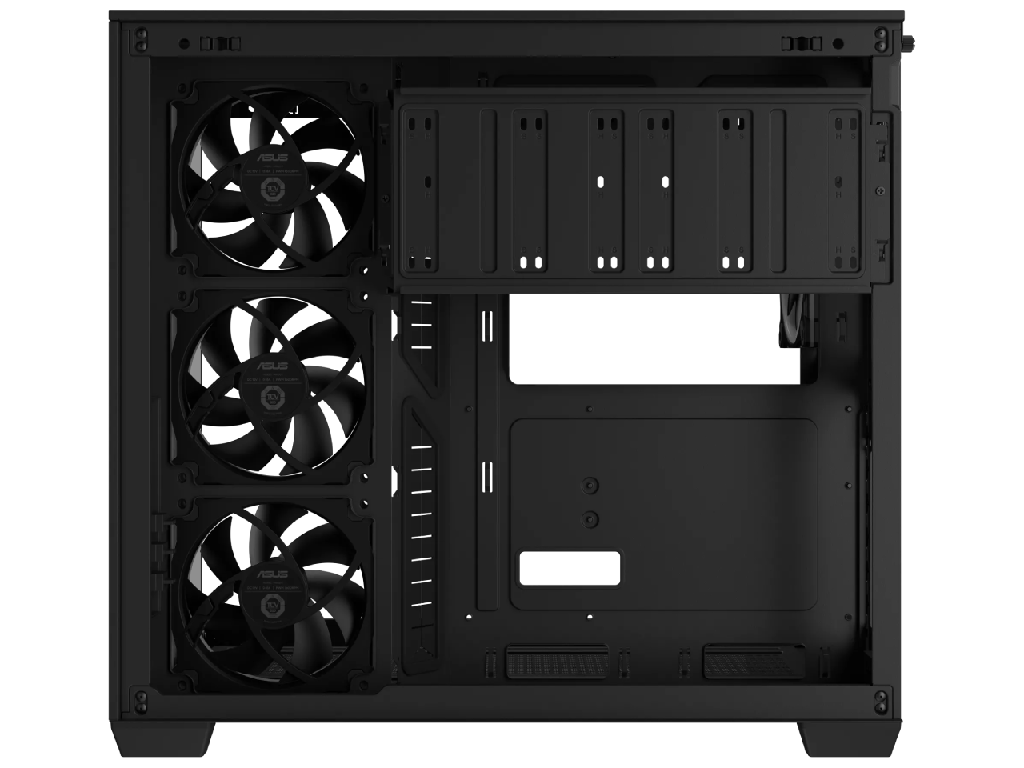 Case Atx Asus A32 Plus Tg Argb Black No Psu Tempered Glass Front Side 3X120 Mm Argb Fans Side 1X120 Mm Argb Fan Rear 2XUSB 30 USB 32 GEN2 Type C Audioout Mic Carcasakorpus - миниатюра 8
