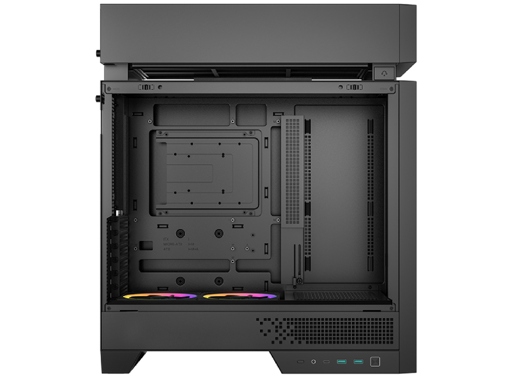 Case Atx Deepcool CL660 Wo Psu 2X120MMARGB Usbc USB30 Front Mesh Tg Dust Filter 2X25 2X35 Black HTTPSRUDEEPCOOLCOMPRODUCTSCASESCL660W Hoptimizedatxcasewithaninnovative - миниатюра 4