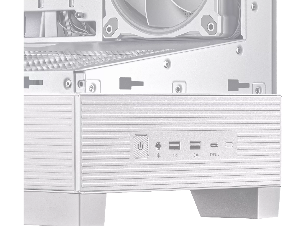 Case ATX Asus A31 PLUS TG ARGB WHITE, 4x120mm ARGB, ARGB Hub, Front Mesh, Tempered Glass, Headset hook, 2xUSBx3.2, 1xUSB 3.2, 2x2.5", 2x3.5", White Factor de forma a placii de baza ATX, Micro-ATX, Mini-ITX Tip Carcasa PC Midi-Tower Canal pentru cablaj 34mm Material carcasa Otel USB 3.x Type-A 2x USB 3.2 USB Type-C 1x USB 3.2 Gen 2x2 - миниатюра 6