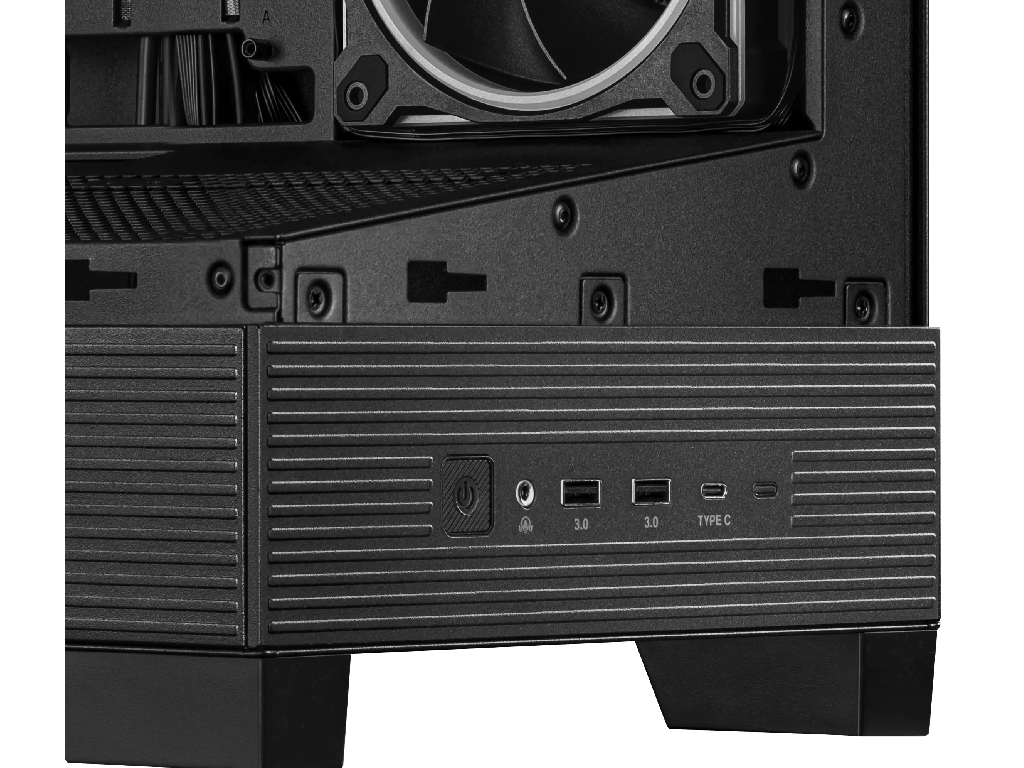 Case ATX Asus A31 PLUS TG ARGB BLACK, 4x120mm ARGB, ARGB Hub, Front Mesh, Tempered Glass, Headset hook, 2xUSBx3.2, 1xUSB 3.2, 2x2.5", 2x3.5", Black Factor de forma a placii de baza ATX, Micro-ATX, Mini-ITX Tip Carcasa PC Midi-Tower Canal pentru cablaj 34mm Material carcasa Otel USB 3.x Type-A 2x USB 3.2 USB Type-C 1x USB 3.2 Gen 2x2 - миниатюра 6