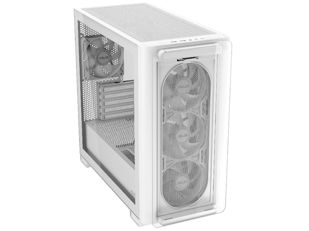 Case mATX Asus A23 PLUS TG ARGB WHITE, 4x120mm ARGB, Front Mesh, Tempered Glass, Headset hook, 2xUSBx3.2, 1xUSB 3.2, 1xTypeC, 1x2.5", 3x3.5", White Factor de forma a placii de baza Mini-ITX, Micro-ATX Tip Carcasa PC Mini-Tower Canal pentru cablaj 33mm Material carcasa Otel, plastic ABS, Sticla calita USB 3.x Type-A 2x USB 3.2 USB Type-C 1x USB 3.2 Gen 2 - миниатюра 7
