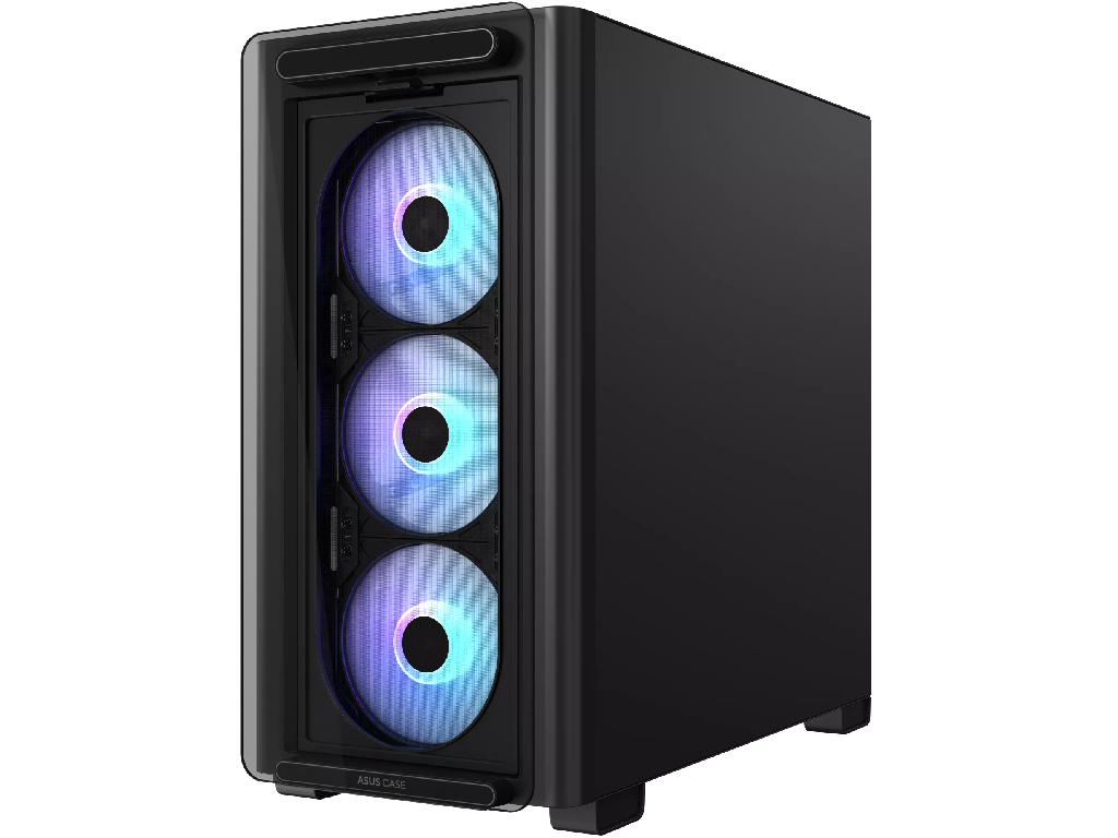 Case mATX Asus A23 PLUS TG ARGB BLACK, 4x120mm ARGB, Front Mesh, Tempered Glass, Headset hook, 2xUSBx3.2, 1xUSB 3.2, 1xTypeC, 1x2.5", 3x3.5", Black Factor de forma a placii de baza Mini-ITX, Micro-ATX Tip Carcasa PC Mini-Tower Material carcasa Otel, plastic ABS, Sticla calita USB 3.x Type-A 2x USB 3.2 USB Type-C 1x USB 3.2 Gen 2 - миниатюра 8