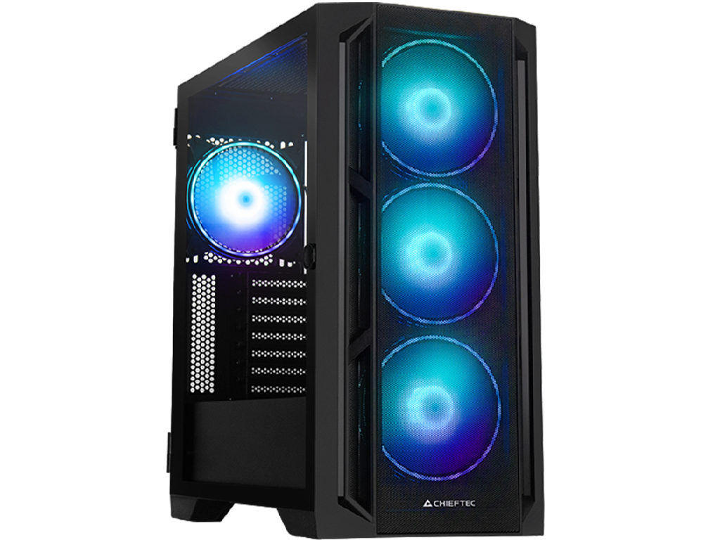 Case Eatx Chieftec Apex Lumo Wo Psu 06MM 4X140MM Argb Front Mesh Tempered Glass Rgb Hub 1XUSBS 2XUSB30 2X25 2X35 Black Pn GA01BLOP Model Apex Lumo Article No GA01BLOP