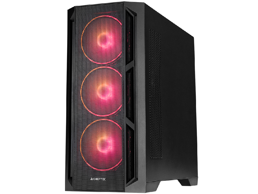 Case Eatx Chieftec Apex Lumo Wo Psu 06MM 4X140MM Argb Front Mesh Tempered Glass Rgb Hub 1XUSBS 2XUSB30 2X25 2X35 Black Pn GA01BLOP Model Apex Lumo Article No GA01BLOP - миниатюра 3