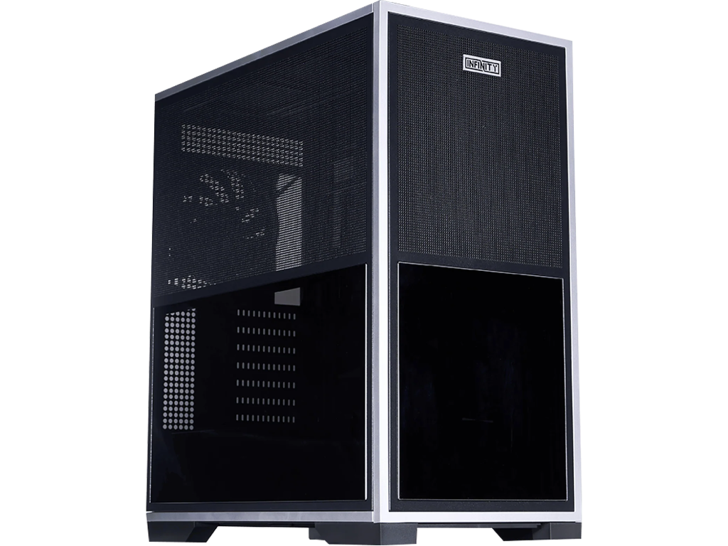 Case 1STPLAYER IF8 BLACK, E-ATX w/o PSU, Reversible Front and Side panels, Supports BTF MBs, FO7-14 ARGB fans (3xFront), FO7-14 ARGB fan (1xRear), MB Synchro, Supports 420mm Front Cooler/360mm Top, 4x2.5”/2x3.5”, 0.7mm steel structure, USB-C*1, USB 3.0*2, HD AUDIO, Black - миниатюра 4