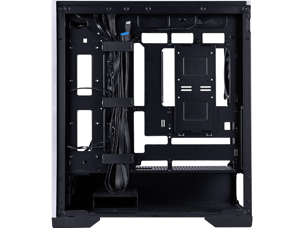 Case 1STPLAYER IF8 BLACK, E-ATX w/o PSU, Reversible Front and Side panels, Supports BTF MBs, FO7-14 ARGB fans (3xFront), FO7-14 ARGB fan (1xRear), MB Synchro, Supports 420mm Front Cooler/360mm Top, 4x2.5”/2x3.5”, 0.7mm steel structure, USB-C*1, USB 3.0*2, HD AUDIO, Black - миниатюра 8