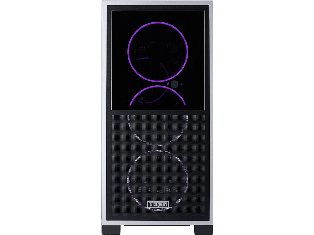 Case 1STPLAYER IF8 BLACK, E-ATX w/o PSU, Reversible Front and Side panels, Supports BTF MBs, FO7-14 ARGB fans (3xFront), FO7-14 ARGB fan (1xRear), MB Synchro, Supports 420mm Front Cooler/360mm Top, 4x2.5”/2x3.5”, 0.7mm steel structure, USB-C*1, USB 3.0*2, HD AUDIO, Black - миниатюра 2