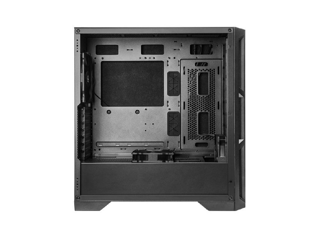 Case EATX Chieftec APEX Q, w/o PSU, 0.6mm, 2x140mm 120mm PWM, 2xUSB3.0, 1xUSB-С, Sound-absorbing materials, 3x2.5", 2x3.5", Black PN GA-01B-Q-OP - миниатюра 3