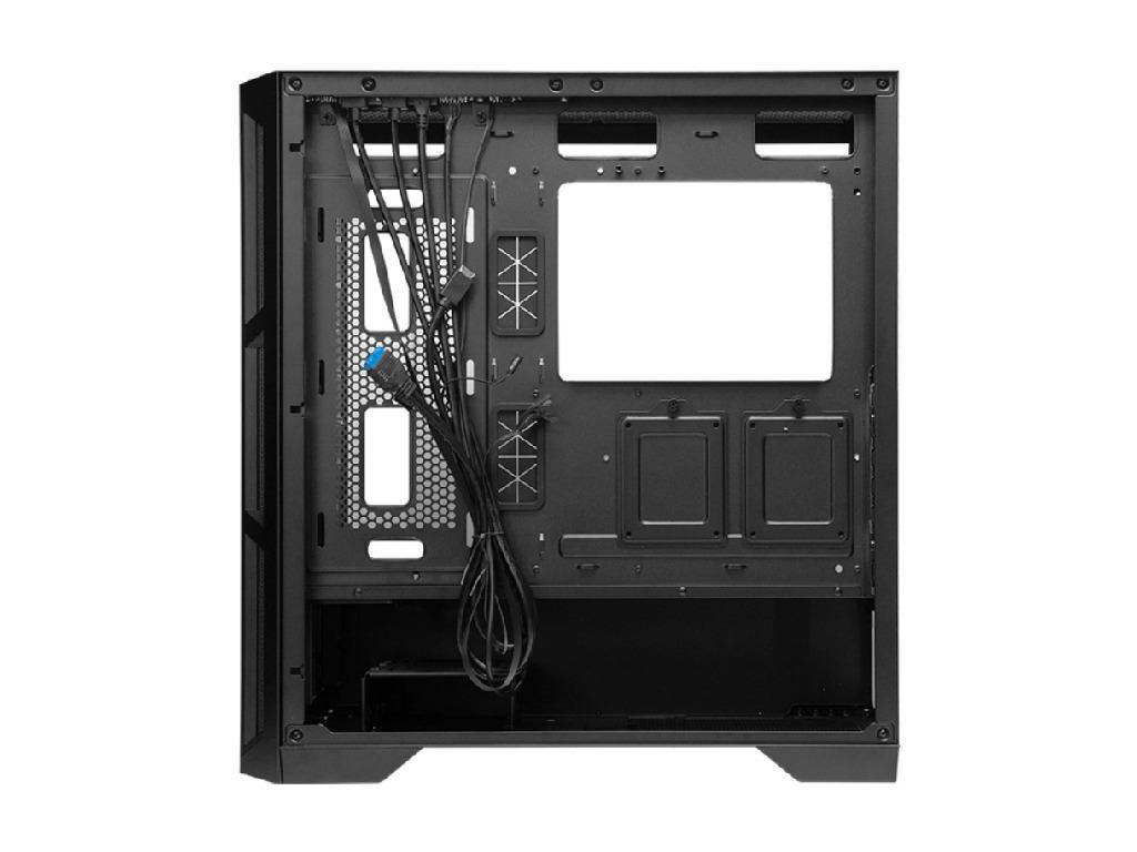 Case EATX Chieftec APEX Q, w/o PSU, 0.6mm, 2x140mm 120mm PWM, 2xUSB3.0, 1xUSB-С, Sound-absorbing materials, 3x2.5", 2x3.5", Black PN GA-01B-Q-OP - миниатюра 2