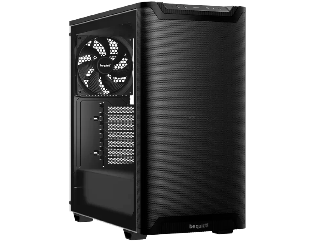 Case ATX be quiet! Pure Base 501 Airflow, w/o PSU, 2x140mm, Front Top Airflow, Tempered Glass, PSU shroud, 1xUSB-C, 2xUSB 3.2, 2x3.5", 5x2.5", Black . PN BGW74
