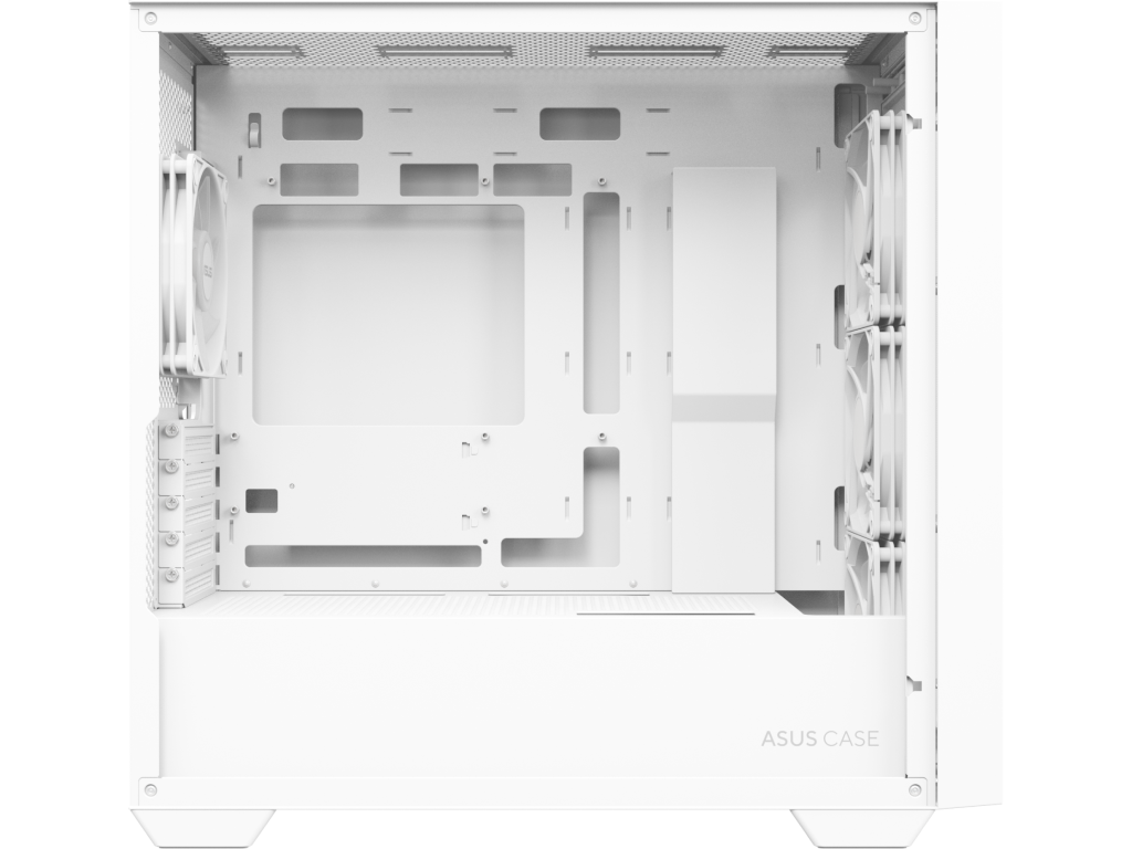 Case Micro ATX ASUS A21 PLUS TG ARGB White no PSU, Temp Tempered Glass Side 4 X Argb Fans 120MM 2 X USB 32 GEN1 Audioout Mic Btf Motherboard Compatible Carcasakorpus - миниатюра 6