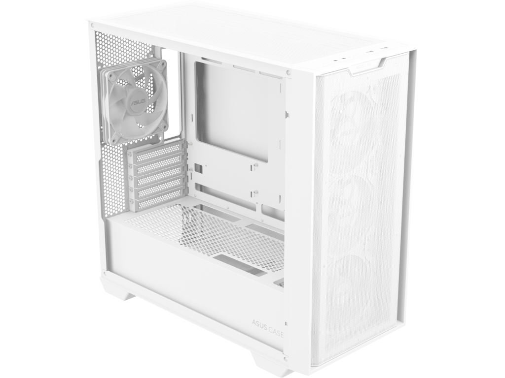 Case Micro ATX ASUS A21 PLUS TG ARGB White no PSU, Temp Tempered Glass Side 4 X Argb Fans 120MM 2 X USB 32 GEN1 Audioout Mic Btf Motherboard Compatible Carcasakorpus - миниатюра 8
