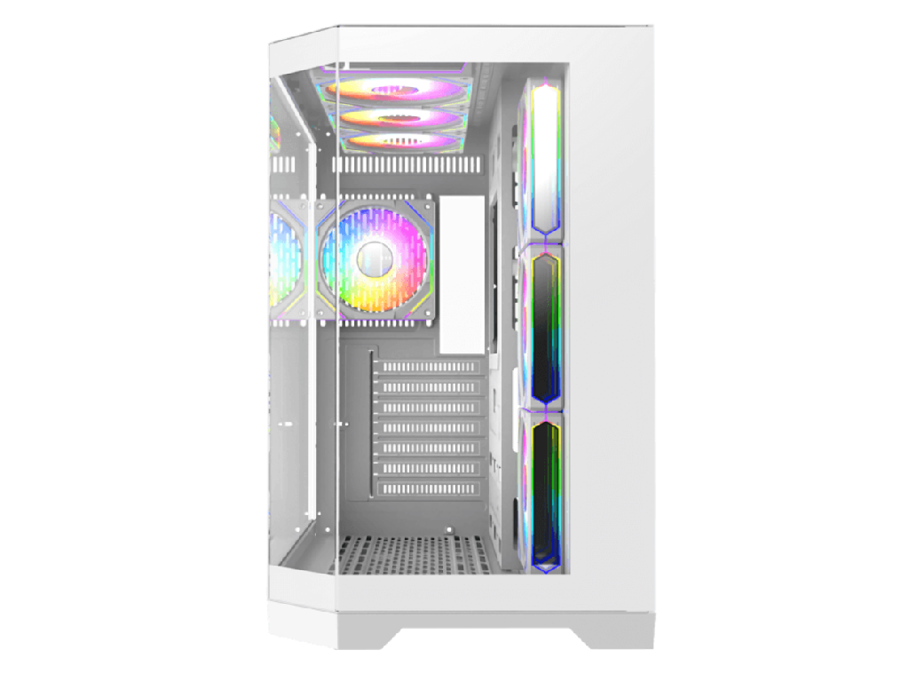 Case ATX GAMEMAX HYPE-A , w/o PSU, 0.5mm, 4x120mm ARGB fans, - миниатюра 3