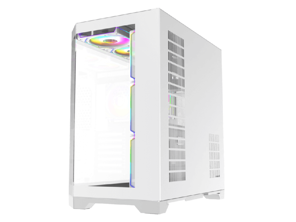 Case ATX GAMEMAX HYPE-A , w/o PSU, 0.5mm, 4x120mm ARGB fans, - миниатюра 6