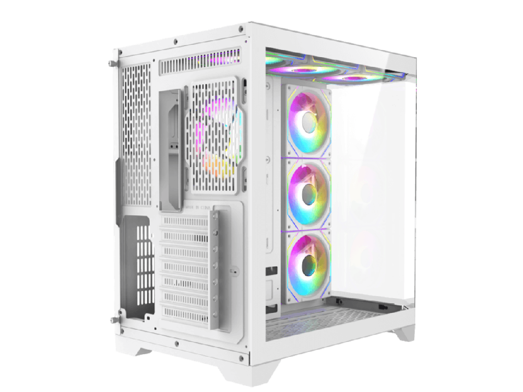 Case ATX GAMEMAX HYPE-A , w/o PSU, 0.5mm, 4x120mm ARGB fans, - миниатюра 5