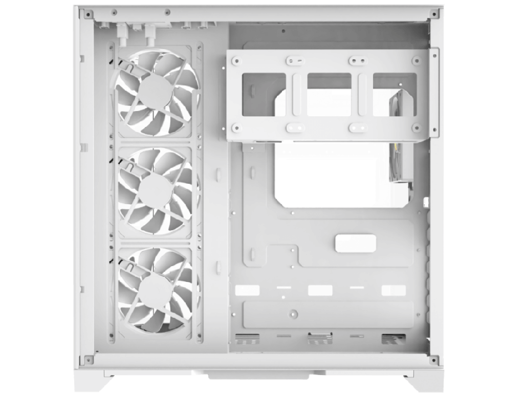 Case ATX GAMEMAX HYPE-A , w/o PSU, 0.5mm, 4x120mm ARGB fans, - миниатюра 10