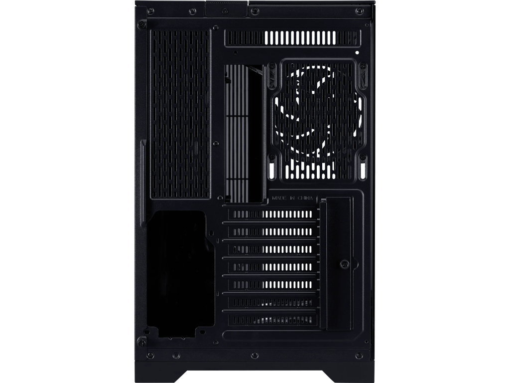 Case 1STPLAYER RT7 BLACK, ATX w/o PSU, Tempered glass on three sides, LED display monitors CPU/RAM/Temp, FC7R ARGB fan (3xBottom), FC7(1xRear), MB Synchro, 2.5” SSD*3 / 3.5” HDD*2, 1xType-C, 1xUSB3.0, HD AUDIO, Support 360mm Front, SPCC 0.6mm, Black - миниатюра 7