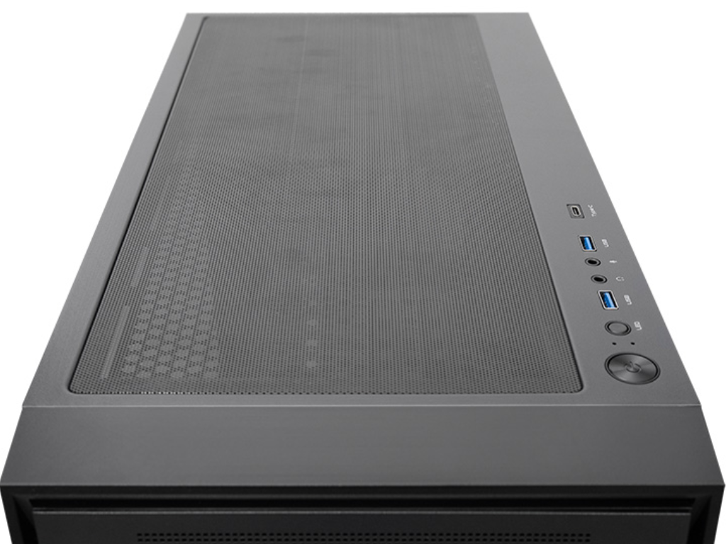 Case ATX Chieftec HUNTER 3, w/o PSU, 0.7mm, 4x120mm ARGB fans, ARGB Hub, Front Mesh, Tempered Glass, 2xUSB3.0, 1xUSB-C, 2x2.5", 2x3.5", Black - миниатюра 8