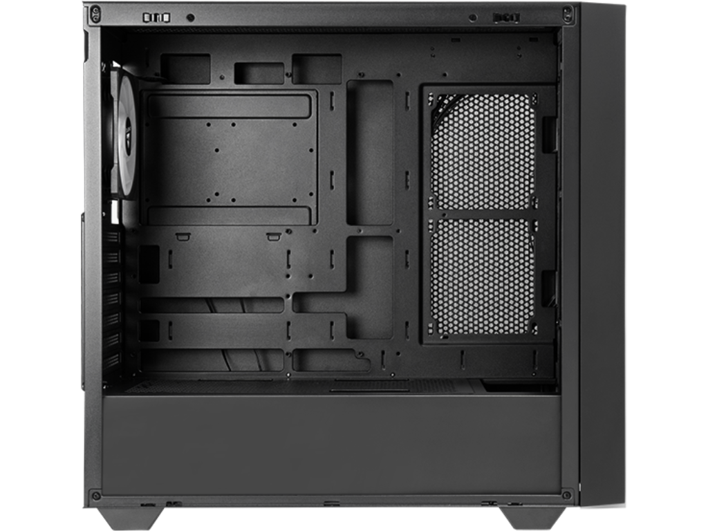 Case ATX Chieftec HUNTER 3, w/o PSU, 0.7mm, 4x120mm ARGB fans, ARGB Hub, Front Mesh, Tempered Glass, 2xUSB3.0, 1xUSB-C, 2x2.5", 2x3.5", Black - миниатюра 5