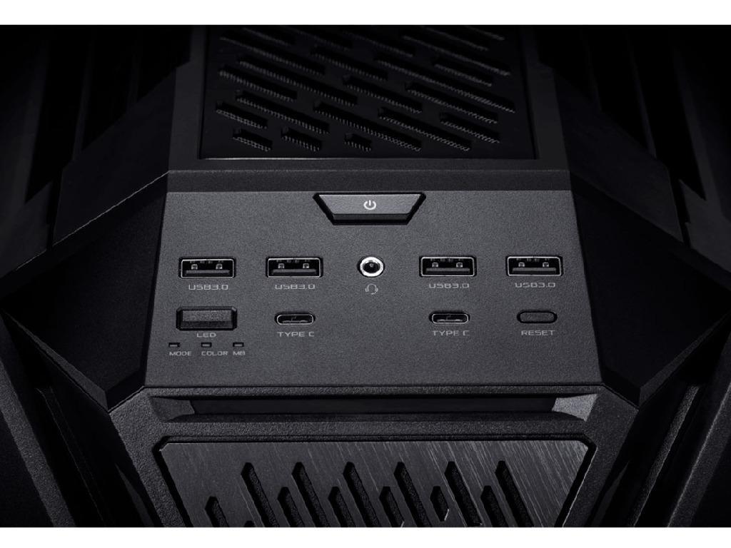 Case E-ATX ASUS ROG Hyperion GR701 Black no PSU, 4xUSB 3.2 Gen1, USB 3.2 Gen2 Type C, 1 x USB 4.0 Type C, Audio-out Mic, 4 x 140mm PWM Fans, ARGB fan hub (carcasa/корпус) - миниатюра 10