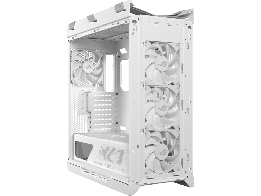 Case E-ATX ASUS ROG Strix Helios II GX601S White Edition no PSU, Dual Tempered Glass Side Panels, 4 x 140mm PWM Fans, 4xUSB 3.2 Gen1, 2xUSB 3.2 Gen2 Type C, Audio-out Mic, Aura Sync RGB (carcasa/корпус) - миниатюра 5