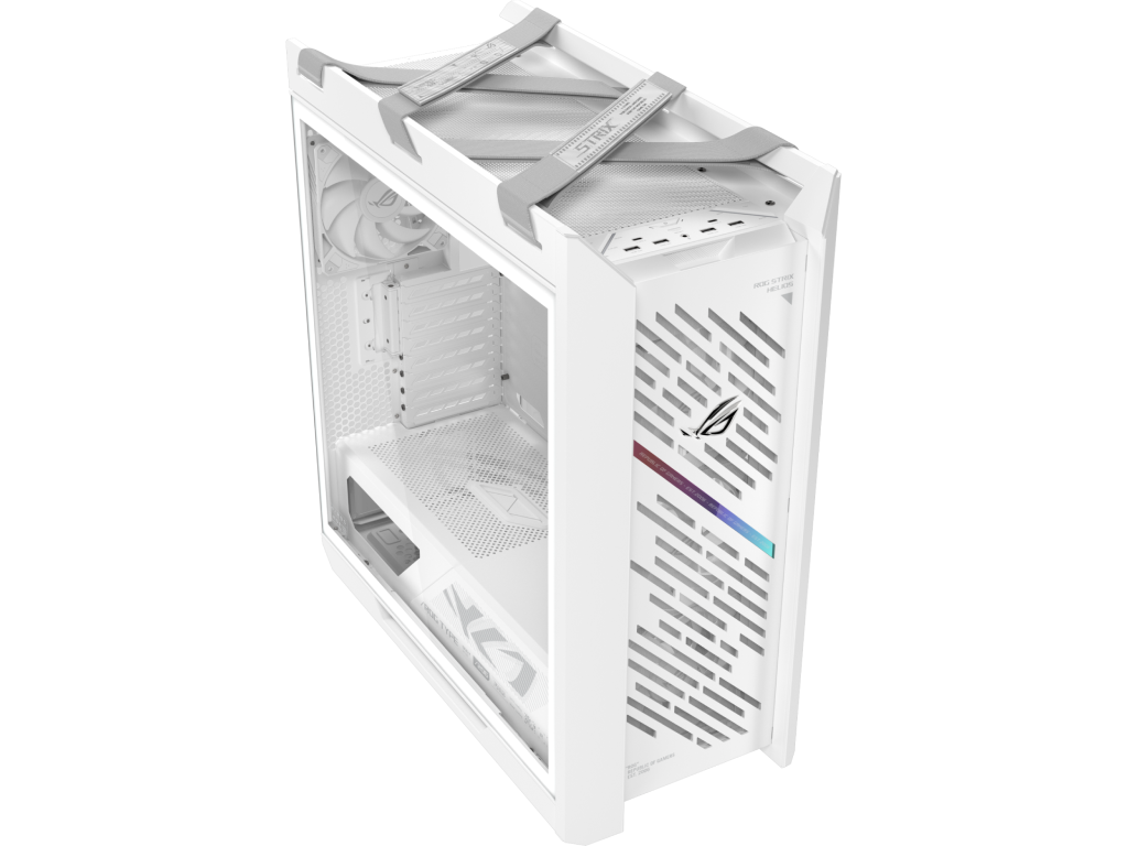 Case E-ATX ASUS ROG Strix Helios II GX601S White Edition no PSU, Dual Tempered Glass Side Panels, 4 x 140mm PWM Fans, 4xUSB 3.2 Gen1, 2xUSB 3.2 Gen2 Type C, Audio-out Mic, Aura Sync RGB (carcasa/корпус) - миниатюра 3
