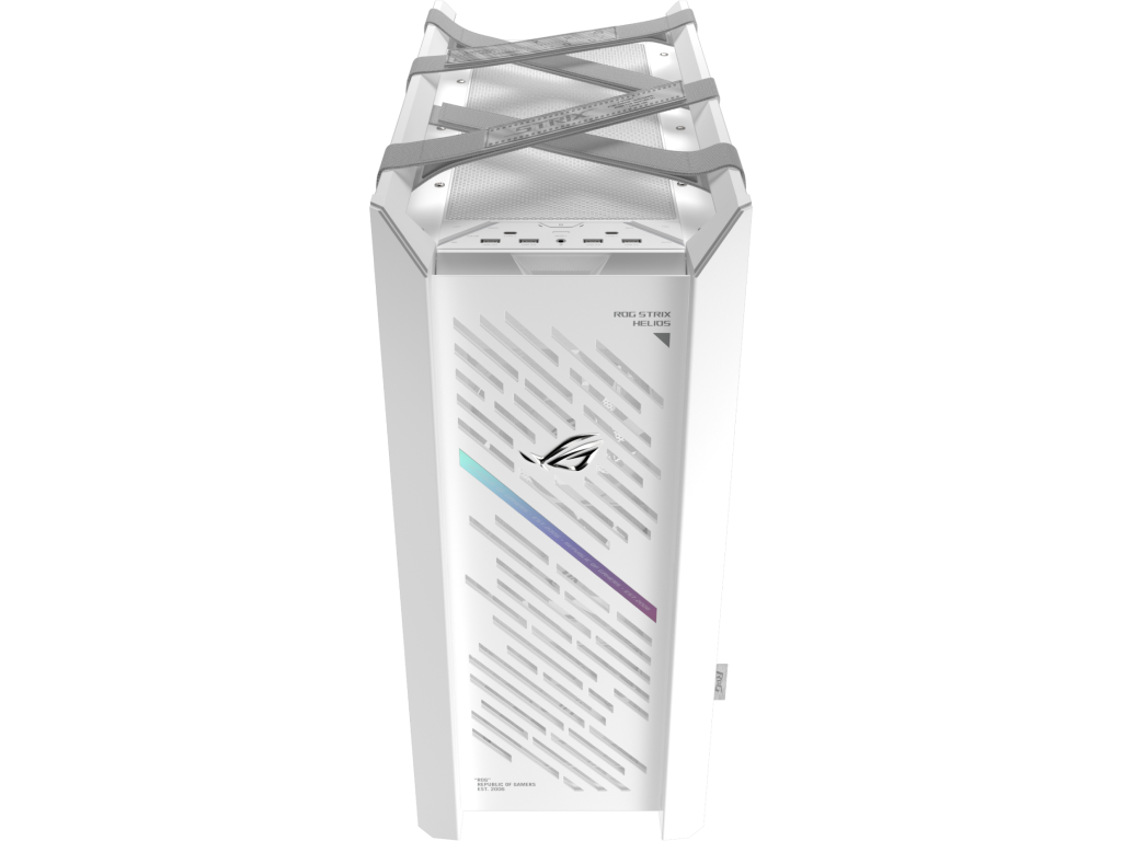 Case E-ATX ASUS ROG Strix Helios II GX601S White Edition no PSU, Dual Tempered Glass Side Panels, 4 x 140mm PWM Fans, 4xUSB 3.2 Gen1, 2xUSB 3.2 Gen2 Type C, Audio-out Mic, Aura Sync RGB (carcasa/корпус) - миниатюра 8