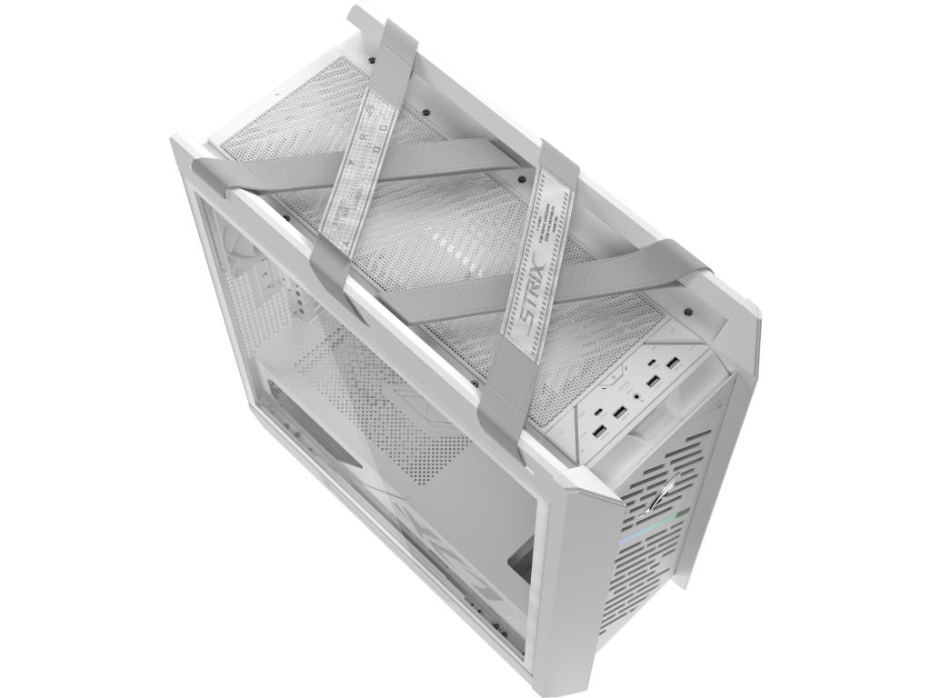 Case E-ATX ASUS ROG Strix Helios II GX601S White Edition no PSU, Dual Tempered Glass Side Panels, 4 x 140mm PWM Fans, 4xUSB 3.2 Gen1, 2xUSB 3.2 Gen2 Type C, Audio-out Mic, Aura Sync RGB (carcasa/корпус) - миниатюра 6