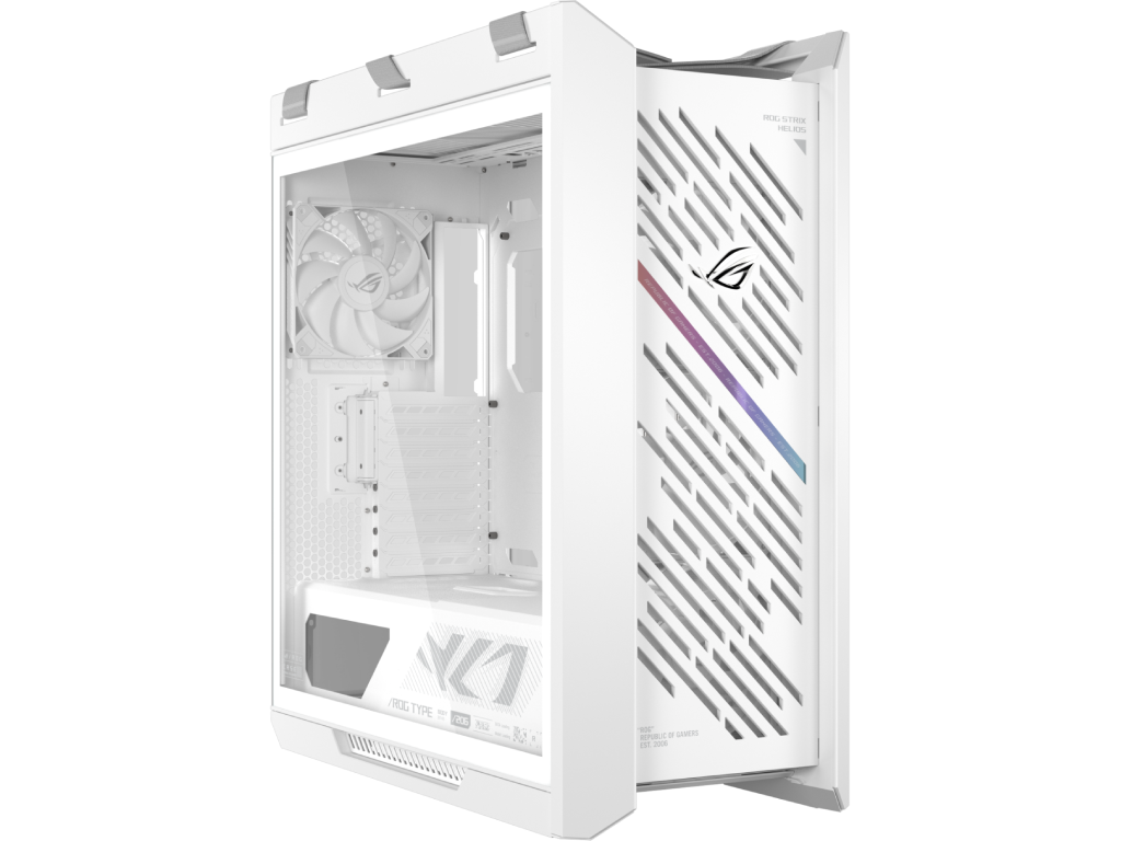 Case E-ATX ASUS ROG Strix Helios II GX601S White Edition no PSU, Dual Tempered Glass Side Panels, 4 x 140mm PWM Fans, 4xUSB 3.2 Gen1, 2xUSB 3.2 Gen2 Type C, Audio-out Mic, Aura Sync RGB (carcasa/корпус) - миниатюра 2