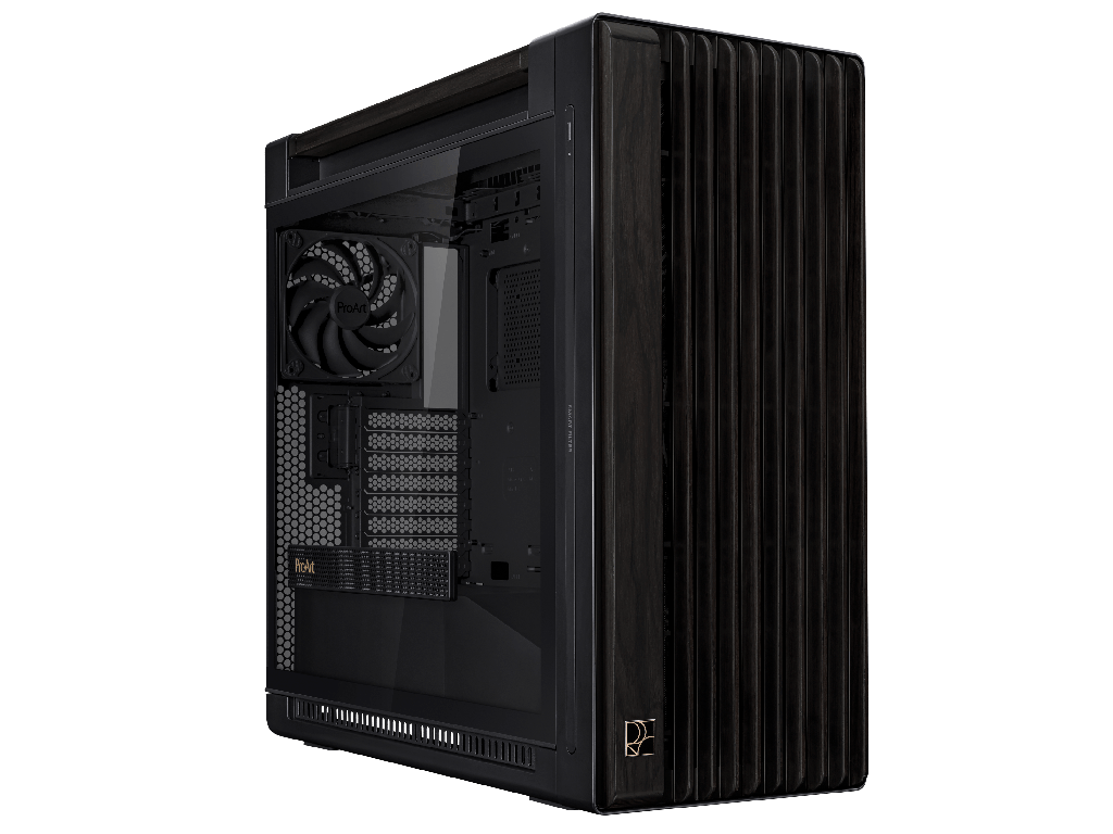 Case E-ATX Asus ProArt PA602, Wood Edition, 2x200mm 1x140mm,PWM Hub,Tempered Glass,Dust Filter,2xUSBx2.0,2xUSB 3.2,1xUSB-C,4x3.5"/2.5",4x2.5",Black Factor de form%3F a pl%3Fcii de baza E-ATX, ATX, Micro-ATX, Mini-ITX, DTX, Mini-DTX Tip Carcasa PC Midi-Tower Canal pentru cablaj 30mm Material carcas%3F Metal USB 3.x Type-A 2x USB 2.0 Type-A 2x USB Type-C 1x USB 3.2 Gen 2x2